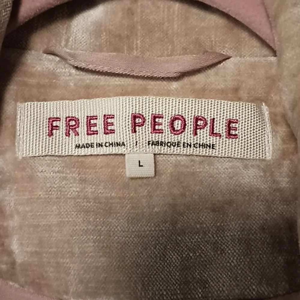 Free People Uptown Girl Velvet Blazer (Large) - Picture 9 of 11